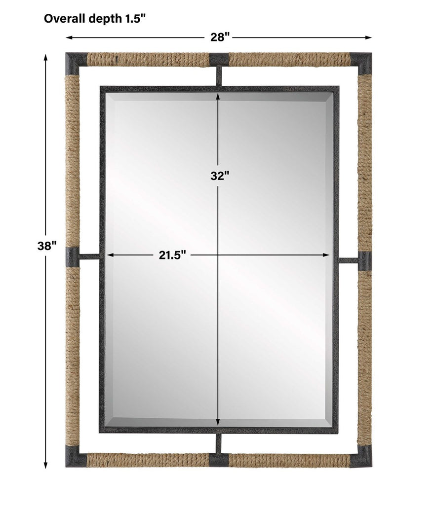 Melville Mirror by Uttermost measurements 