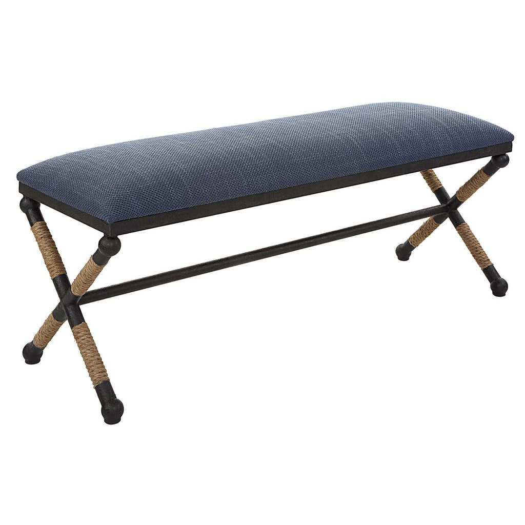 Navy Bench by Uttermost overview
