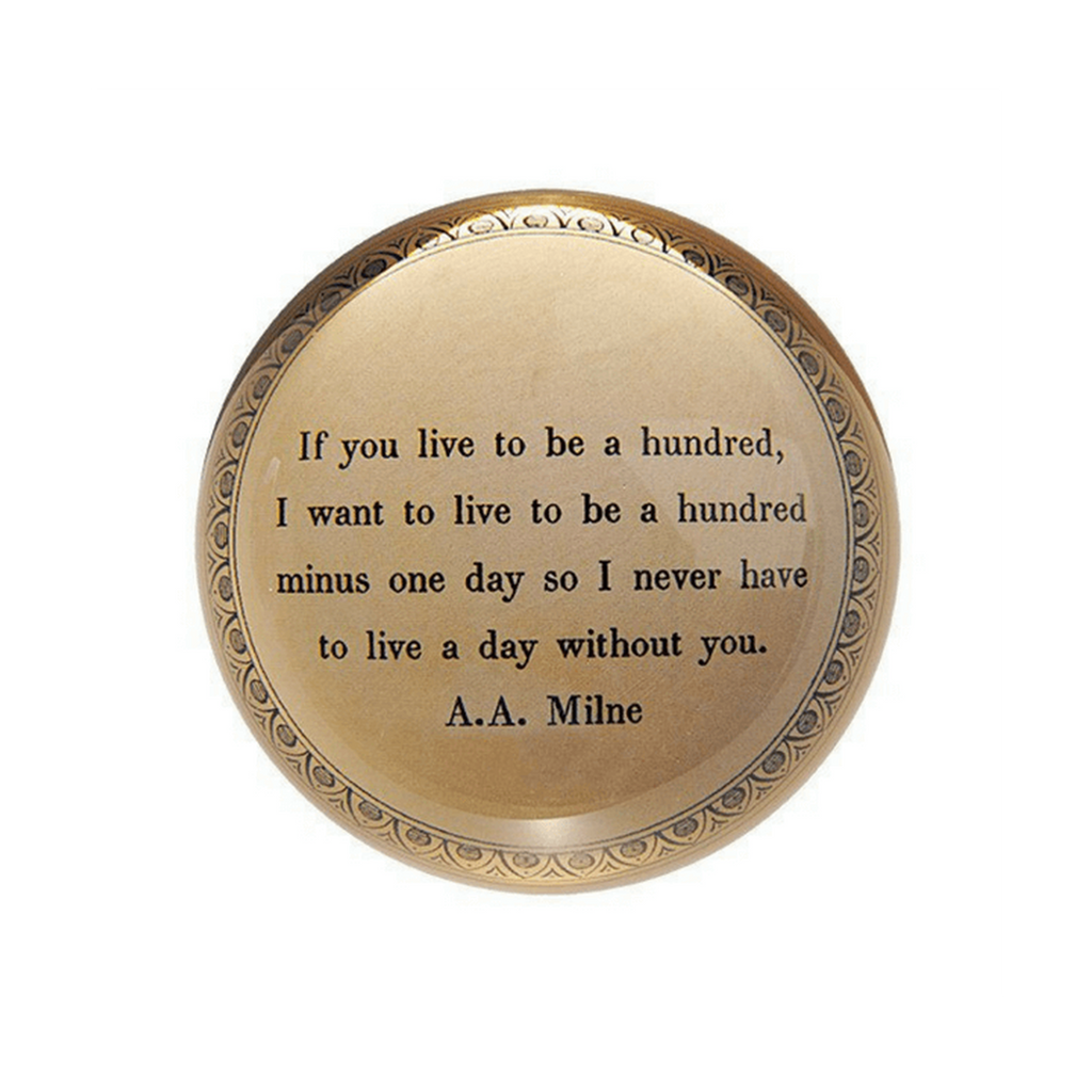 Paperweight - If you live to be a hundred... by Sugarboo & Co.
