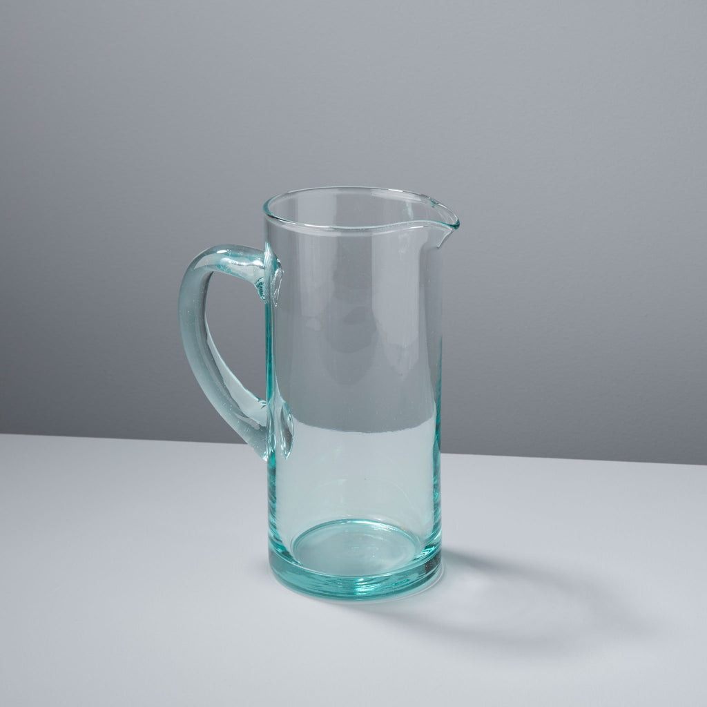 Recycled glass pitcher by BeHome