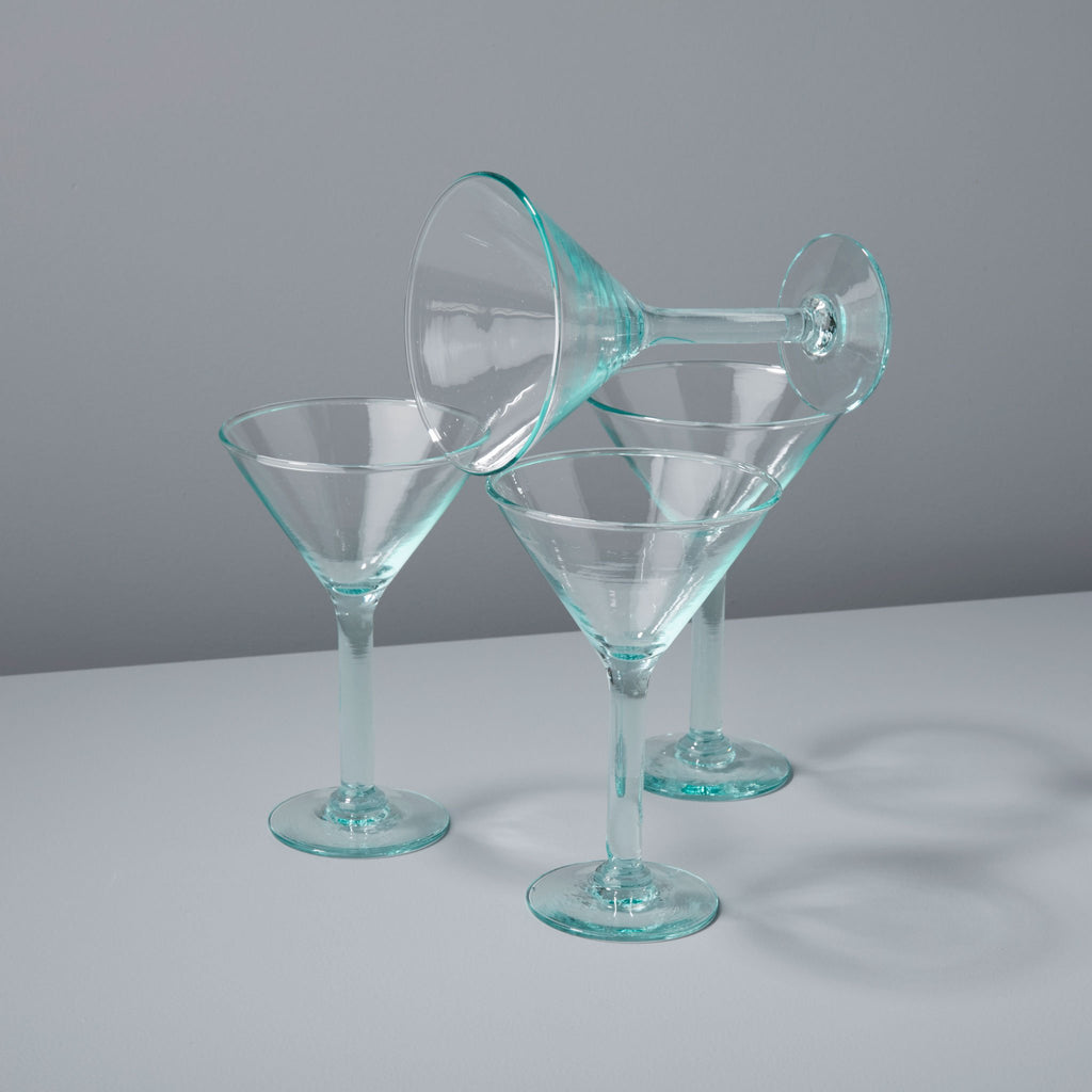 Premium Recycled Martini Glass by BeHome