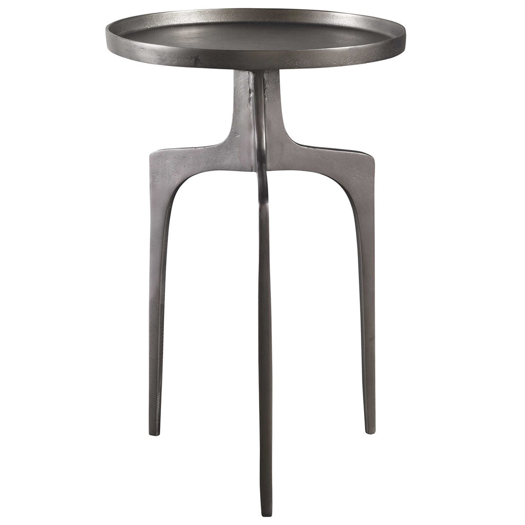 Kenna Nickel Accent Table by Uttermost