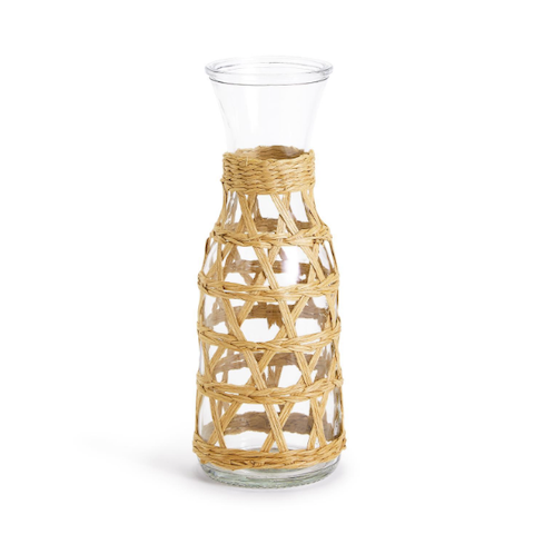 Island Chic Hand-Woven Lattice Carafe By Two's Company