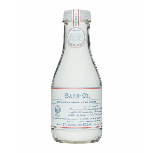 32 oz hand made bath salts - original scent  by Barr-Co. Original Scent - blend of milk, oatmeal, vanilla and vetiver